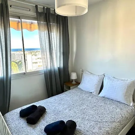 Apartament Joli 2 Pieces - Proche Aeroport - Terrasse Vue Nicea