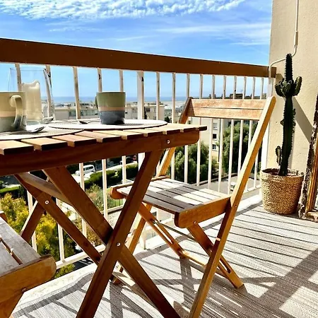 Joli 2 Pieces - Proche Aeroport - Terrasse Vue Apartamento Nice